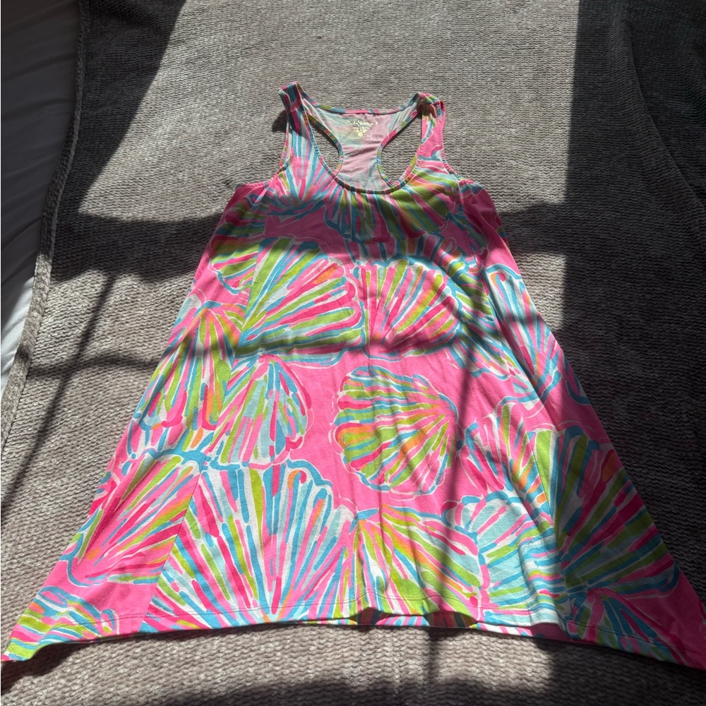 Lilly Pulitzer Pink Multicolor Shell Dress